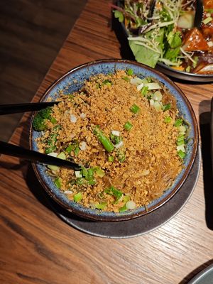 Pad Thai (huge deep bowl!) at Ginger Cafe in Tallinn