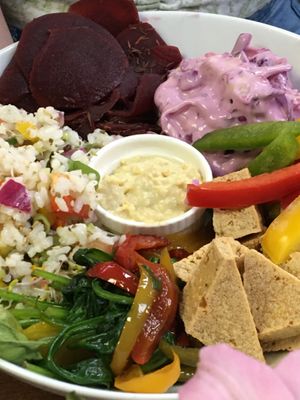 Tofu Buddha bowl at Hank's Deli & Shop in Ipswich