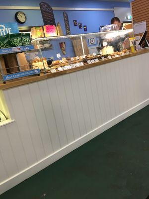Cake counter at Hank's Deli & Shop in Ipswich