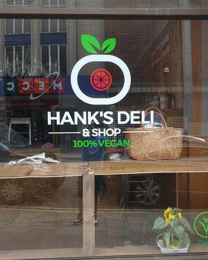 Our new signs! at Hank's Deli & Shop in Ipswich