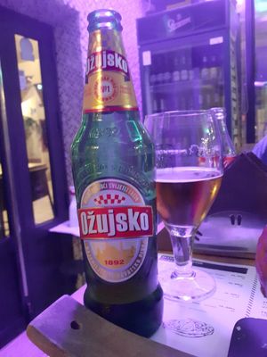 Cheap beer :) at Hedonist in Zadar