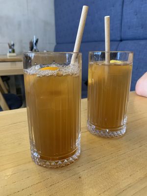 Homemade iced tea  at Hedonist in Zadar