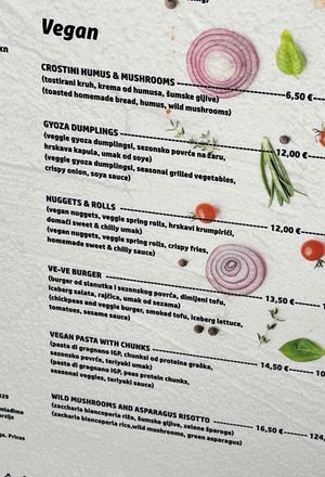 Menu - May 2024  at Hedonist in Zadar