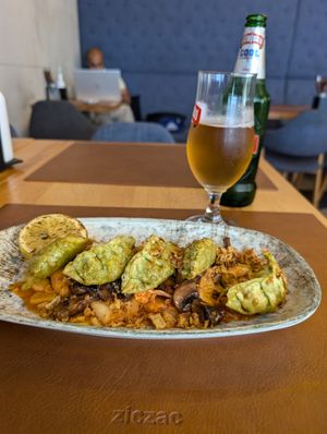 Gyoza and kimchi at Hedonist in Zadar