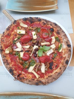 Vegan Pizza at Hedonist in Zadar