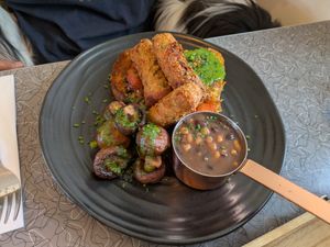 Mind the Gap, vegan breakfast  at Off The Rails in Yarmouth