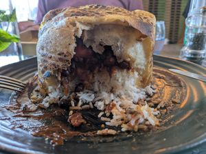 Inside the chilli bowl! at Off The Rails in Yarmouth