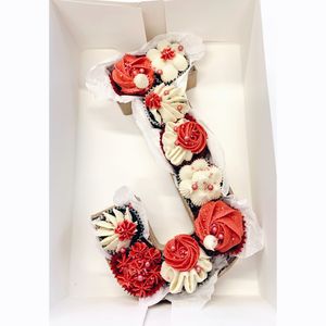 Mini cupcake monogram  at Clemie's Vegan Cakes in Nottingham