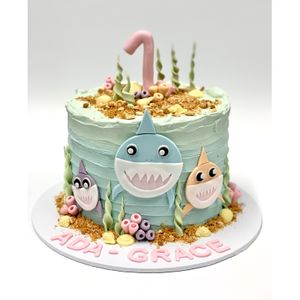 Baby shark!  at Clemie's Vegan Cakes in Nottingham