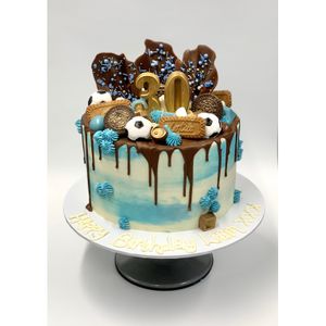 Blue chocolate  at Clemie's Vegan Cakes in Nottingham