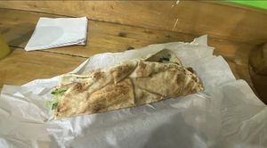 Falafel Wrap #Veganuary at Falafel Vegan Munch in Birmingham