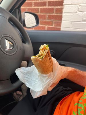 Falafel wrap  at Falafel Vegan Munch in Birmingham