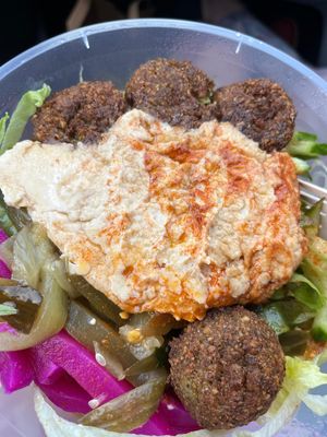 Lunch box  at Falafel Vegan Munch in Birmingham