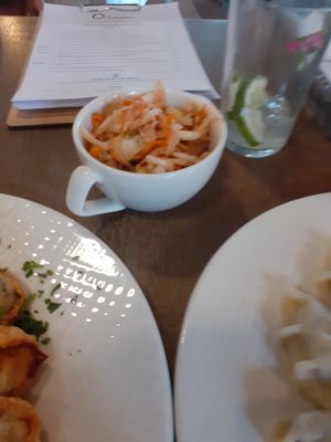 Kimchi at Pierogarnia Mandu Centrum in Gdansk