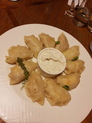 Dumplings  number 11 at Pierogarnia Mandu Centrum in Gdansk