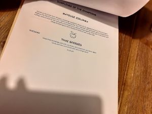 Menu1 at Pierogarnia Mandu Centrum in Gdansk