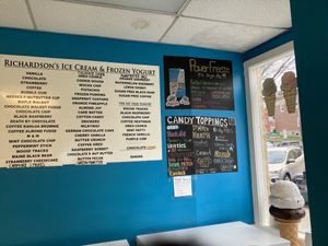 Menu board at Stillwells in Exeter