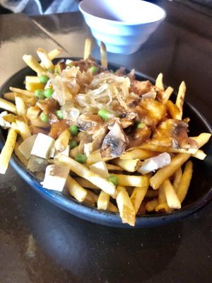 Poutine  at Bohème in Tadoussac