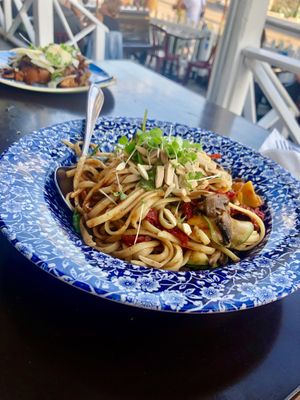 Pasta at Bohème in Tadoussac