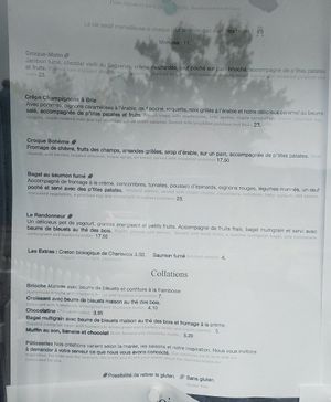 Nothing vegan for breakfast at Bohème in Tadoussac