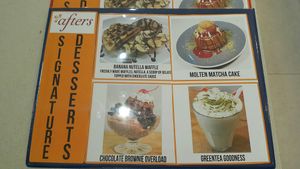 Signature desserts at Afters Espresso Desserts in Quezon City