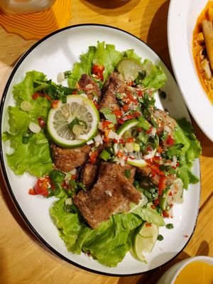 Spicy Thai mock meat at Loving Hut - Heping Branch in Taipei