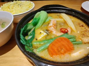 Thai curry at Loving Hut - Heping Branch in Taipei