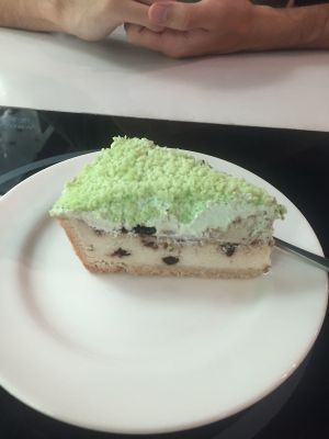 Chocolate mint ice cream pie at Loving Hut - Heping Branch in Taipei