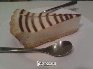 Cheese cake at Loving Hut - Heping Branch in Taipei