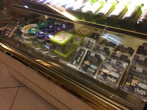 They sell vegan cheese  at Loving Hut - Heping Branch in Taipei