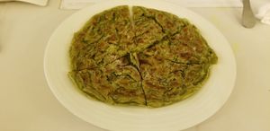 Basil pesto roti at Loving Hut - Heping Branch in Taipei