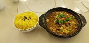 Mapo tofu at Loving Hut - Heping Branch in Taipei