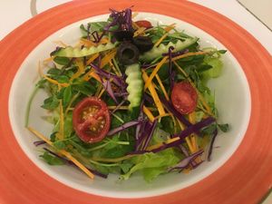 Small balsamic salad at Loving Hut - Heping Branch in Taipei