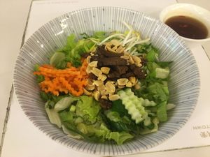 noodle salad at Loving Hut - Heping Branch in Taipei