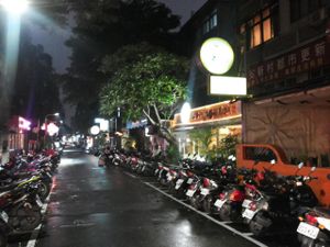 the lane at Loving Hut - Heping Branch in Taipei
