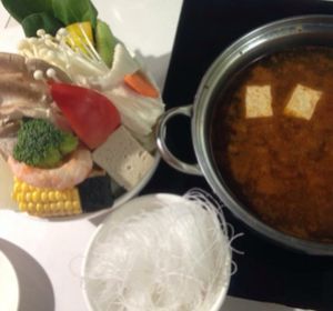 Curry hot pot at Loving Hut - Heping Branch in Taipei