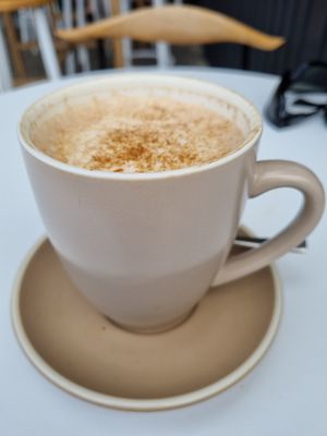 Almond chai at The Laneway Green in Springwood