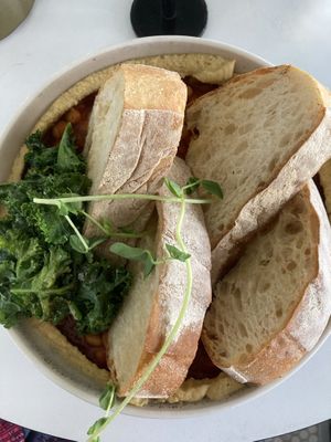 Beans and toast  at The Laneway Green in Springwood