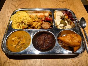 Best items from buffet at Dhaba Beas - Lucerna in Prague
