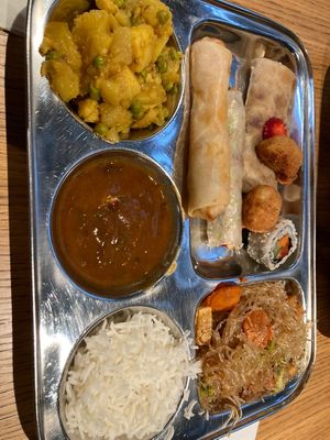 This was CZK 259 (11,05€)  at Dhaba Beas - Lucerna in Prague