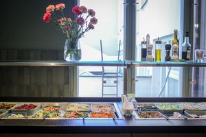 buffet at Dhaba Beas - Lucerna in Prague