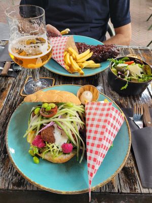 Vegan falafel! at De Herberg in Middelburg