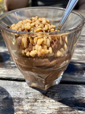 Vegan chocomousse  at De Herberg in Middelburg