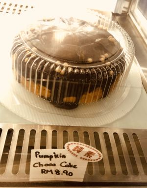 Vegan cake  at So Veggie Cafe in Johor Bahru