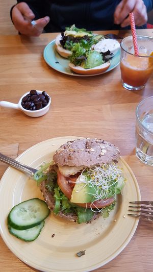 Chickpea pleasure at Bagels & Beans in Bergen Op Zoom