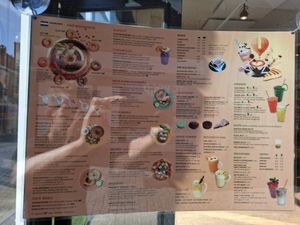 Menu proposal, vegan well indicated at Bagels & Beans in Bergen Op Zoom