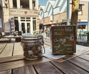 Our outside seating at Bagels & Beans in Bergen Op Zoom