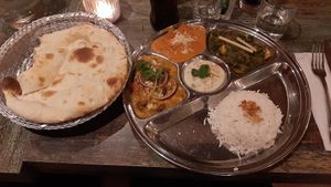 Vegan Special Thali at Masala Masala - Hornsgatan in Stockholm