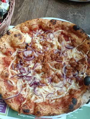 Tuna and onions at Moro 2.0 in Asti