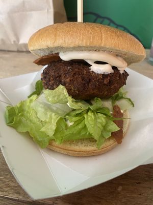 KFC burger  at PEACH in Newport